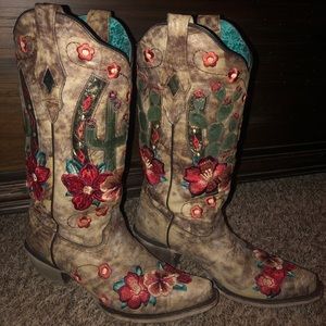 Corral Floral Boots